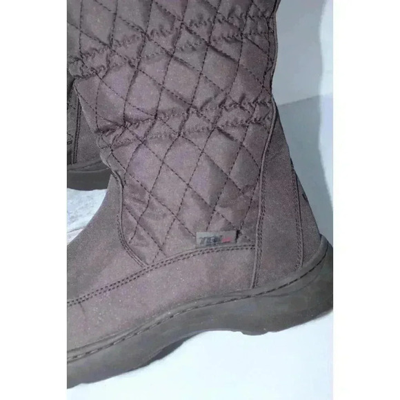 L.L. Bean Womens Winter PRIMALOTT TEC 2 Boots, Brown Faux Fur Mid Calf Sz. 9.5W - Picture 5 of 11
